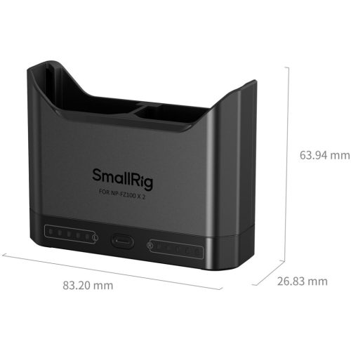 SmallRig 5489 DUAL akkumulátor töltő // Battery Charger (for Sony NP-FZ100)
