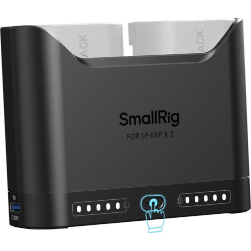 SmallRig 5490 DUAL akkumulátor töltő // Battery Charger (for Canon LP-E6P)