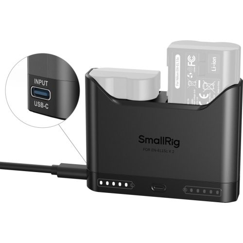SmallRig 5491 DUAL akkumulátor töltő // Battery Charger (for Nikon EN-EL15c)