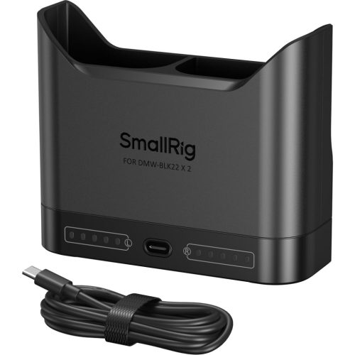 SmallRig 5492 DUAL akkumulátor töltő // Battery Charger (for Panasonic DMW-BLK22)