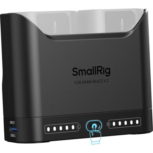 SmallRig 5492 DUAL akkumulátor töltő // Battery Charger (for Panasonic DMW-BLK22)