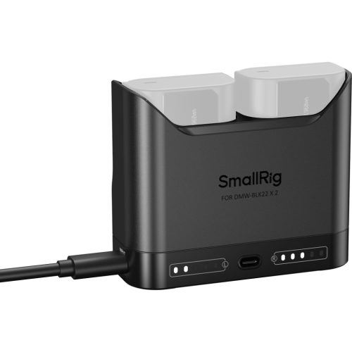 SmallRig 5492 DUAL akkumulátor töltő // Battery Charger (for Panasonic DMW-BLK22)