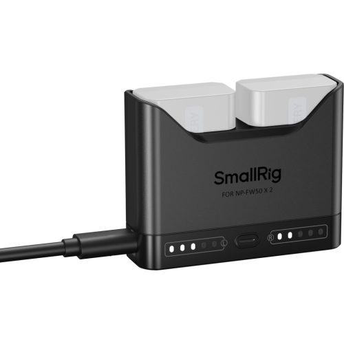 SmallRig 5493 DUAL akkumulátor töltő // Battery Charger (for Sony NP-FW50)