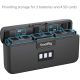 SmallRig 5418 TRIPLE Battery Charger (USB-C) (for GoPro 9/10/11/12)