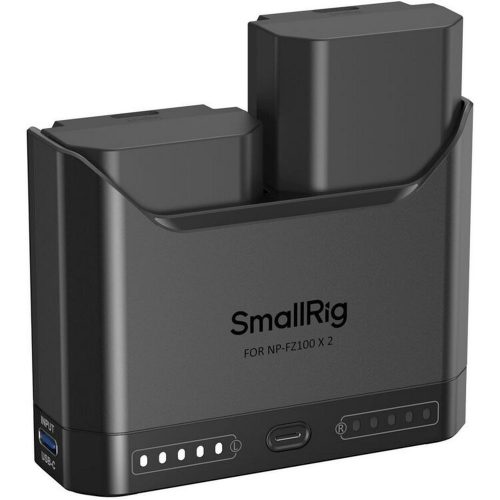 SmallRig 5483 DUAL KIT akkumulátor töltő // Battery Charger (+ 2x SmallRig NP-FZ100)