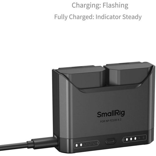 SmallRig 5483 DUAL KIT akkumulátor töltő // Battery Charger (+ 2x SmallRig NP-FZ100)