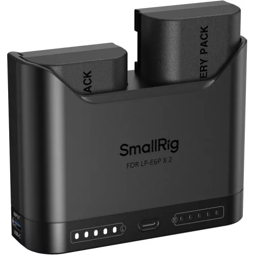 SmallRig 5484 DUAL KIT akkumulátor töltő // Battery Charger (+ 2x SmallRig LP-E6NH)