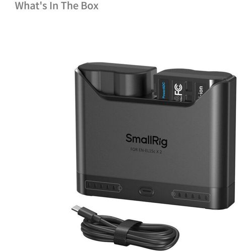 SmallRig 5486 DUAL KIT akkumulátor töltő // Battery Charger (+ 2x SmallRig EN-EL15c)