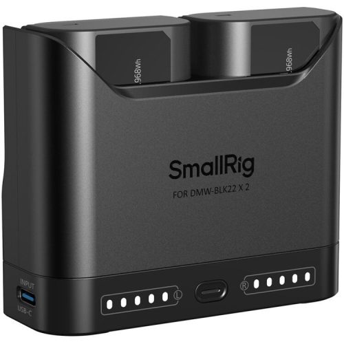 SmallRig 5487 DUAL KIT akkumulátor töltő // Battery Charger (+ 2x SmallRig DMW-BLK22)