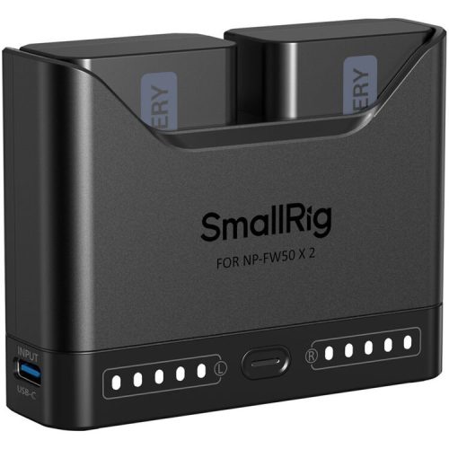 SmallRig 5488 DUAL KIT akkumulátor töltő // Battery Charger (+ 2x SmallRig NP-FW50)