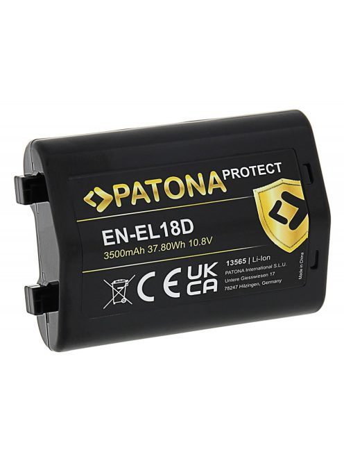 PATONA EN-EL18D PROTECT akkumulátor (for Nikon) (3.500mAh) (13565)