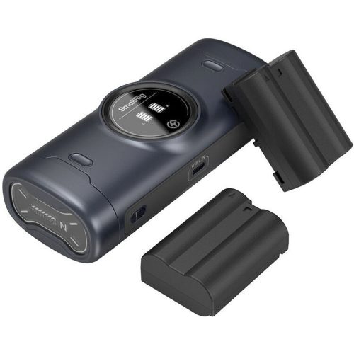 SmallRig 5697 DUAL KIT hordozható akkumulátor töltő // Portable Battery Charger (+ 2x SmallRig EN-EL15c)
