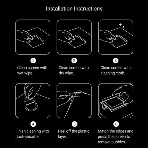 SmallRig 5803 Screen Protector (3db) (for Fuji + Ricoh)