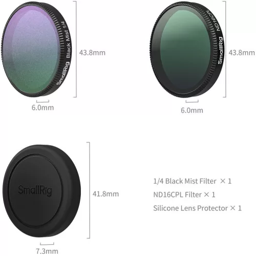 SmallRig 5896 Filter Kit for DJI Osmo Action 6