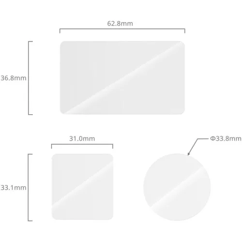 SmallRig 5892 Tempered Glass Screen Protector Kit for DJI Osmo Action 6