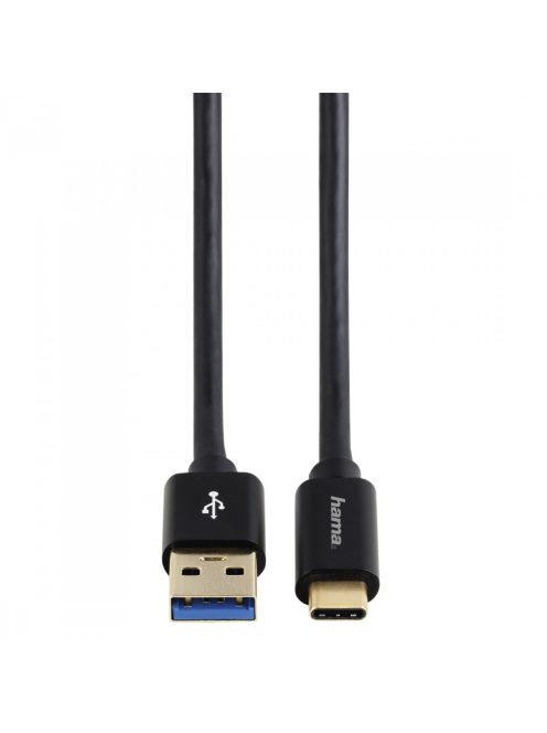 Hama USB A - USB 3.1 Type-C kábel - 1m