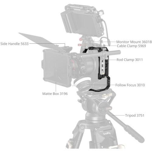 SmallRig 5954 "HawkLock" Quick Release Cage (for Canon EOS R6 MII + EOS R6 MIII)