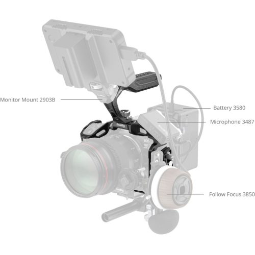 SmallRig 5960 "Black Mamba" Cage KIT (for Canon EOS R6 MII + EOS R6 MIII)