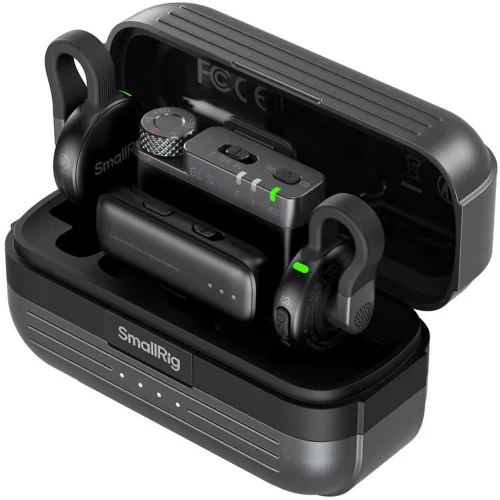 SmallRig 5715 S70 Wireless Microphone with Multi-Device Compatibility (Black)