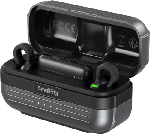 SmallRig 5717 S70-C2 Wireless Microphone with USB-C Adapter for Phones (Black)