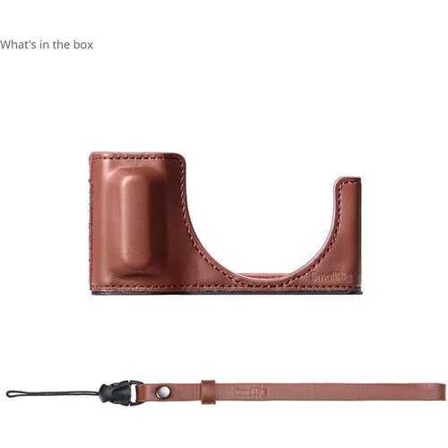 SmallRig 5678 Leather Case Kit for RICOH GR IV / GR III / GR IIIx / GR III HDF / GR IIIx HDF (Red)
