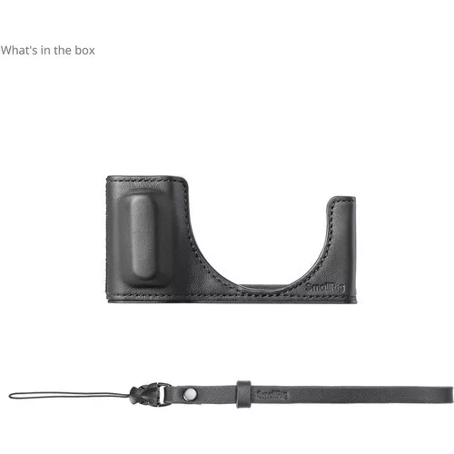 SmallRig 5676 Leather Case Kit for RICOH GR IV / GR III / GR IIIx / GR III HDF / GR IIIx HDF (Black)