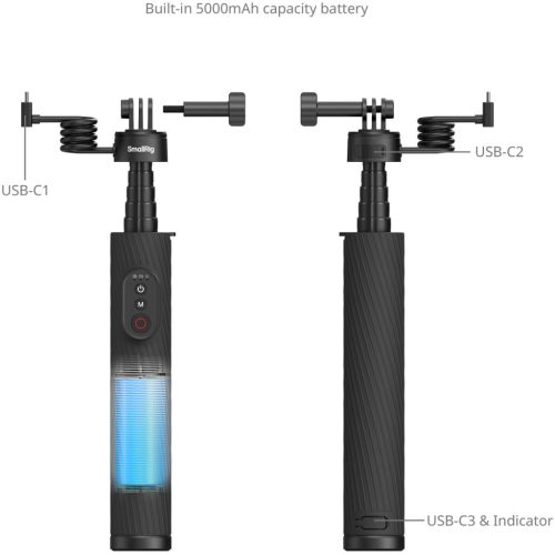 SmallRig 5463 Grip-Designed Powerbank for Action Cameras & Phones