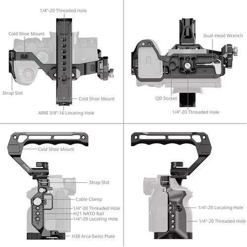 SmallRig 6025 Cage Kit for Sony Alpha 7 V / 7R V / 7 IV
