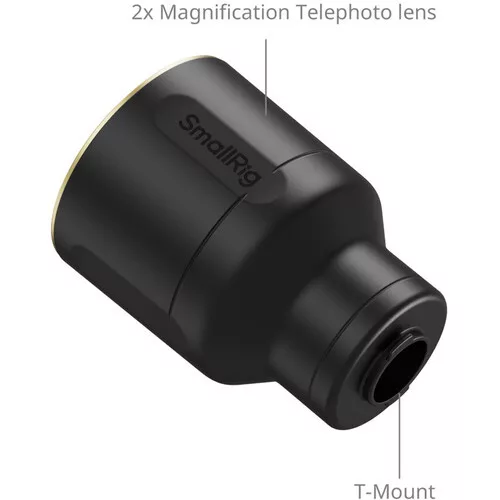 SmallRig 5920 2× Magnification Telephoto Lens for Phones (T-Mount)
