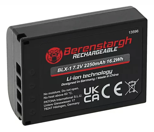 BERENSTARGH BLX-1 akkumulátor (for Olympus OM-1) (2.250mAh) (13596)