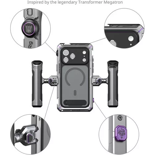 SmallRig 5584 Megatron Edition Mobile Dual Handheld Kit for iPhone 17 Pro Max
