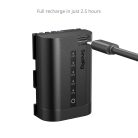 SmallRig 5298 - LP-E6P akkumulátor (2.520mAh) (USB-C) (black) (for Canon)