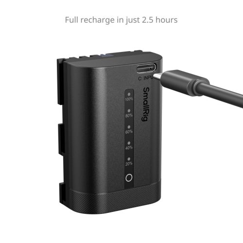 SmallRig 5298 - LP-E6P akkumulátor (2.520mAh) (USB-C) (black) (for Canon)