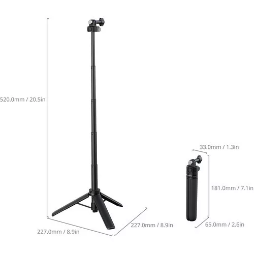 SmallRig 5725 Grip-Tripod for Action Cameras