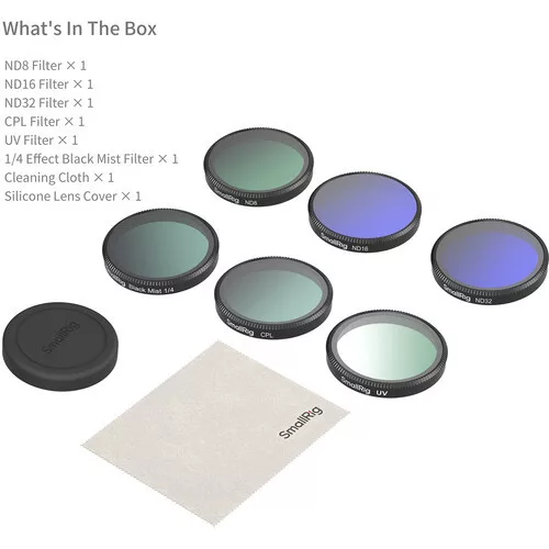SmallRig 5967 Filter Kit for DJI Osmo Action 6