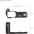 SmallRig 5906 L-Shaped Mount Plate with Wooden Handle for Nikon ZR