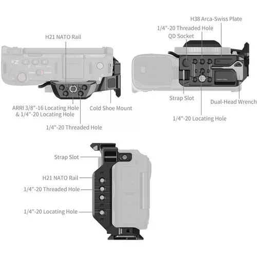 SmallRig 5905 Half Cage for Nikon ZR