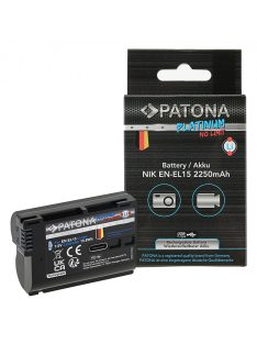   PATONA EN-EL15c PLATINIUM akkumulátor (USB-C) (2.250mAh) (1363)