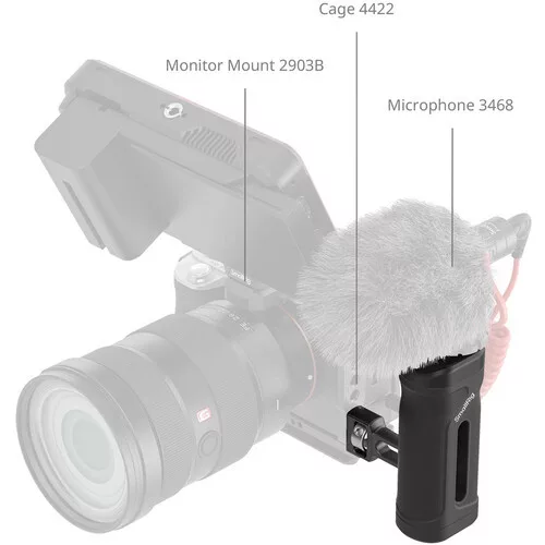 SmallRig 5946 Mini Side Handle with 1/4''-20 Locating Screw