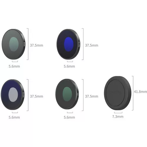 SmallRig 6036 Threaded Filter Kit for DJI Osmo Action 6