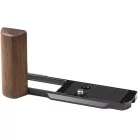 SmallRig 5945 L-Shaped Mount Plate with Wooden Handle for Panasonic S9