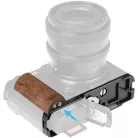 SmallRig 5945 L-Shaped Mount Plate with Wooden Handle for Panasonic S9