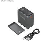 SmallRig 5729 USB-C Camera Battery (7.500mAh) (for Sony NP-F970) Extreme Cold Endurance