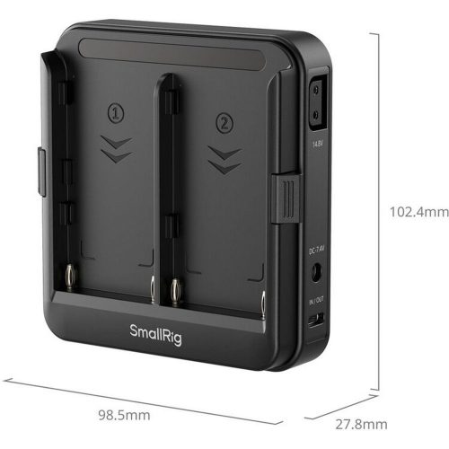 SmallRig 5536 Adapter Plate (for Sony NP‑F Batteries) (D-TAP, USB-C, DC, V-MOUNT)