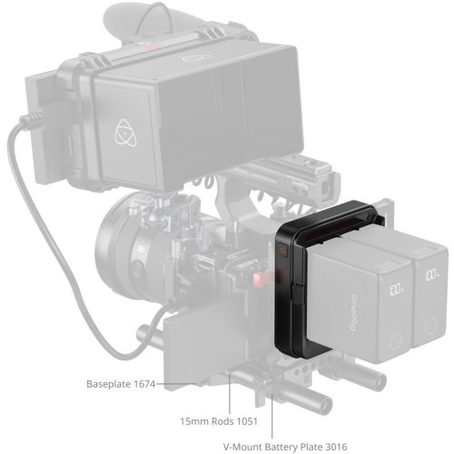 SmallRig 5536 Adapter Plate (for Sony NP‑F Batteries) (D-TAP, USB-C, DC, V-MOUNT)