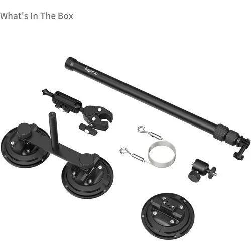 SmallRig 5843 Vehicle Suction Cup Support Kit for Action Cameras