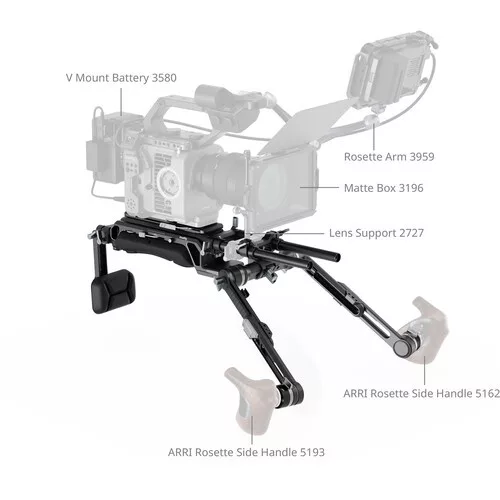SmallRig 5199 HawkLock VCT-14 Type Shoulder Rig (SR009)
