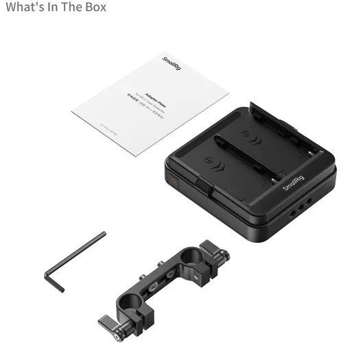 SmallRig 5537 Adapter Plate Kit for NP-F Type Batteries for 15mm LWS Rods (Supports UPS)