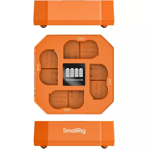 SmallRig 5747 Four-Channel Camera Battery Charger for EN-EL15c