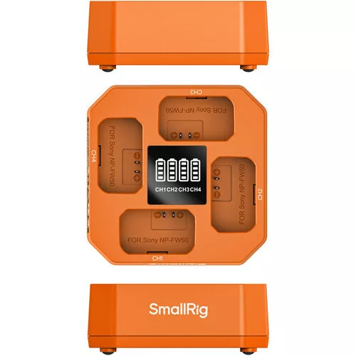 SmallRig 5749 Four-Channel Camera Battery Charger for NP-FW50